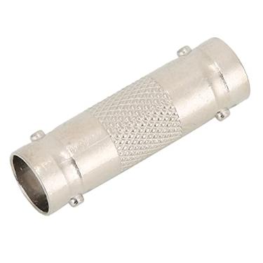 Imagem de Cryfokt 10 Peças de Cobre Banhado a Níquel Confiável 50 Ohms BNC Fêmea para Conector Adaptador Fêmea BNC para Sistemas de Comunicação, Fácil de Instalar e Transportar para Profissionais