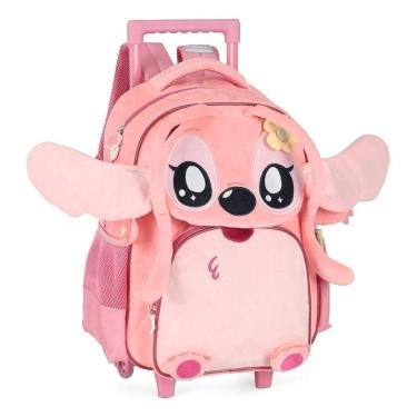 Imagem de MOCHILA RODINHAS STITCH ANGEL PELÚCIADO DISNEY IC42422S-Feminino