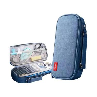 Imagem de Estojo De Lápis Portátil Multifuncional De Grande Capacidade Para Meni