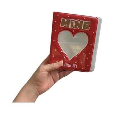 Imagem de Mini foto álbum com 64 bolsos, titular Photocard, livro coletar, álbum