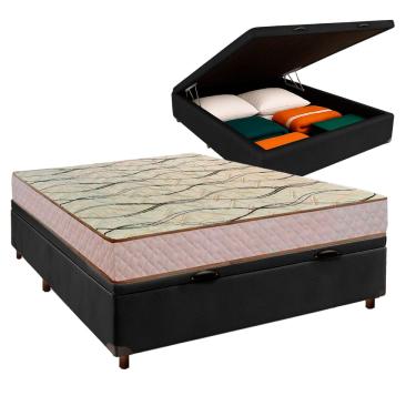 Imagem de Cama Box Bau + Colchão Casal D33 Maxsono Paropas