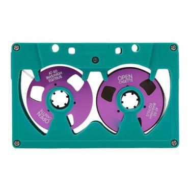 Imagem de ASHATA Fita Cassete de áudio Em Branco Bobina a Bobina para Gravação de Música, 50 Minutos, Fita Cassete Vazia de Metal Dupla Face de Polarização Normal para Músicos ou Bandas