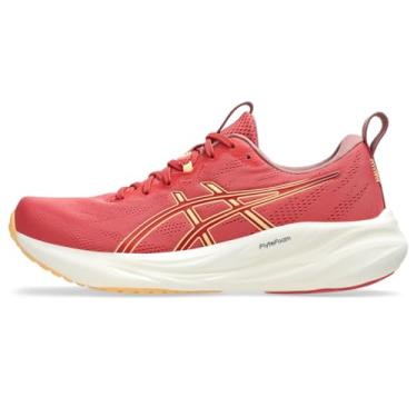 Imagem de ASICS Tênis de corrida feminino Gel-Pulse 16, Argila rosa escuro/brilho laranja, 35