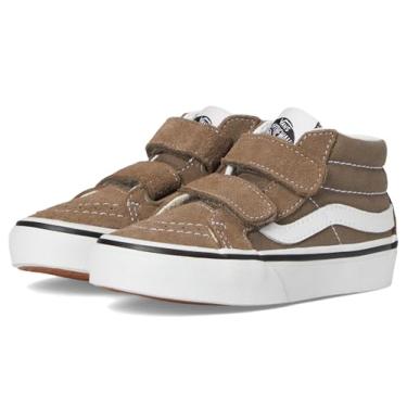 Imagem de Vans Tênis infantil unissex Sk8-mid Reissue V (criança pequena), Teoria da cor nogueira, 11.5 Little Kid
