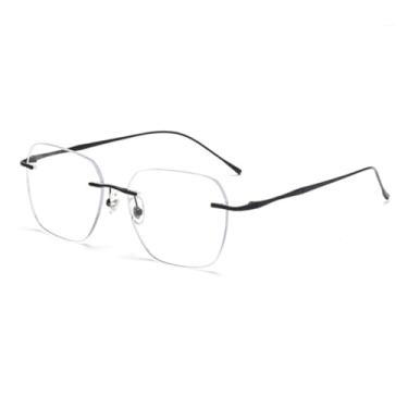 Imagem de JRLLFD Óculos de sol de titânio fotocromático estilo masculino super leve armação feminina (3)