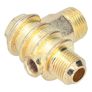 Imagem de Acouto Válvula de Retenção de 3 Portas Em Liga de Zinco Válvula Unidirecional para Compressores, Sistemas Hidráulicos e Acessórios de de Segurança