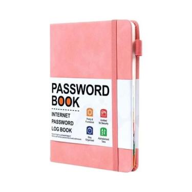Imagem de Caderno Colorido B6 Com Senha E Índice Para Armazenamento De Senhas - 