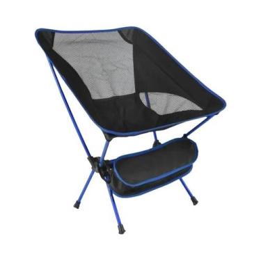 Imagem de Cadeira De Praia Portátil E Dobrável Para BBQ, Viagens, Caminhadas E P