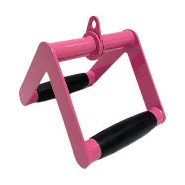 Imagem de Vaveren Barra de remada com alça em V, acessório ergonômico para máquina de musculação, ideal para exercícios de pulsos, antebraços e ombros.