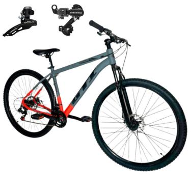 Imagem de Bicicleta Mtb Aro 29 Gti Roma 21v Indexado Freio Mecânico Suspensão 80mm Cambios Shimano-Unissex