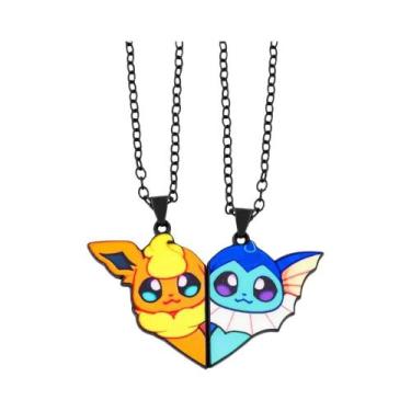 Imagem de Colar De Pingente Pokémon Com Eevee, Leafeon, Vaporeon, Flareon, Espeo