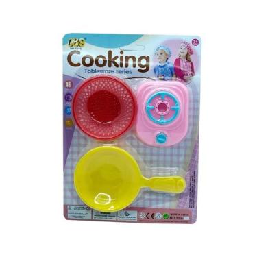 Imagem de Kit Cozinha Infantil Cooking Table 3 Peças Sortidas Domni