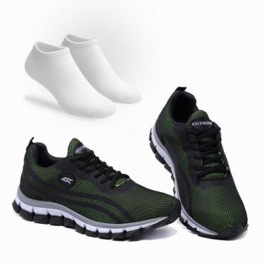Imagem de Tênis Masculino Ascension Lege 21 Com Meia Básica  Conforto e Versatil