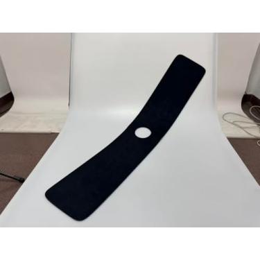 Imagem de Tapete de torneira de pia de cozinha personalizável: protetor de contador de banheiro de 76 cm C x 13 cm L - protetor de respingos com orifício central pré-cortado, corte para caber em torneira de 2 e