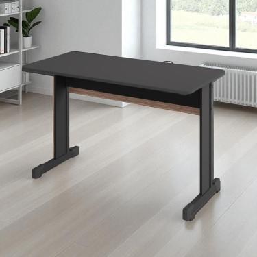 Imagem de Escrivaninha Master 1.0 Euro Preto Onix Sem Gavetas