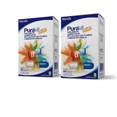 Imagem de Kit Puravit Imune C/60 caps. C/2 un. - Myralis