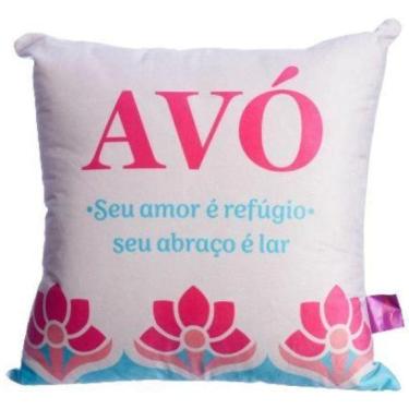 Imagem de Almofada Dia Das Mães Mãevó Flores 10065174 40X40Cm