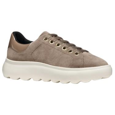 Imagem de Geox Tênis feminino de cano baixo, Bege, 35