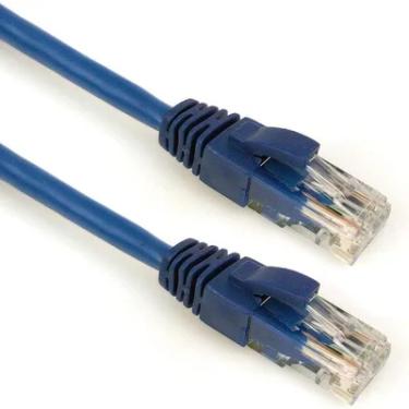 Imagem de Cabo De Rede Patch Cord Rj45 Cat 6, 1.5 Metros, Azul - Plus Cable Pc-Eth6u15bl