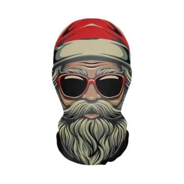 Imagem de Máscara De Caveira De Natal Em Malha Elástica Respirável, Máscara Faci