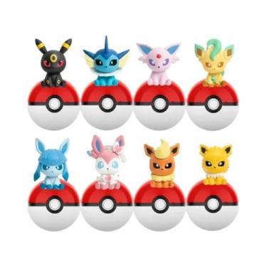 Imagem de Figuras De Ação Umbreon Pokemon Anime Em Caixa Surpresa, Mini Bonecos,