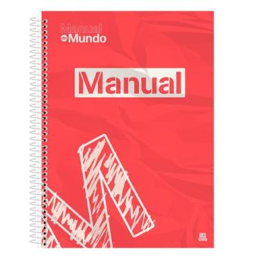Imagem de Caderno Manual do Mundo Universitário 1M Espiral Capa Dura 80 Fls, Ver