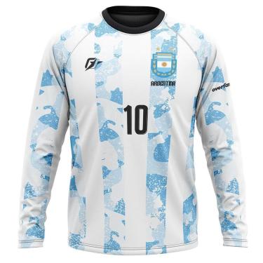 Imagem de Camiseta Manga Longa Filtro UV Argentina-Masculino
