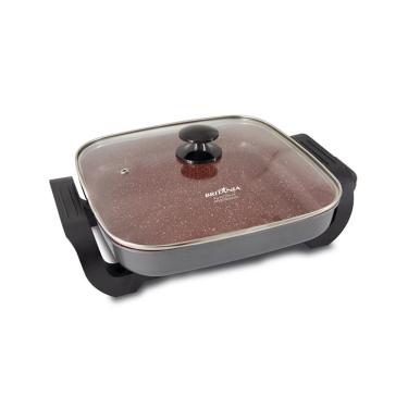 Imagem de Panela Elétrica Britânia Bpe06 Redstone U 66401139 3,5L Vermelho com Tampa de Vidro 110V