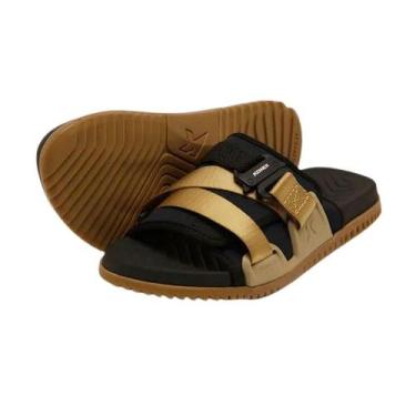 Imagem de Chinelo Kenner Hyper-Z Fit Nylon Masculino Preto e Bege, 39, Preto