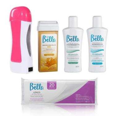 Imagem de Kit Depilador Elétrico Bivolt Para Depilação Cera Quente - Depilol