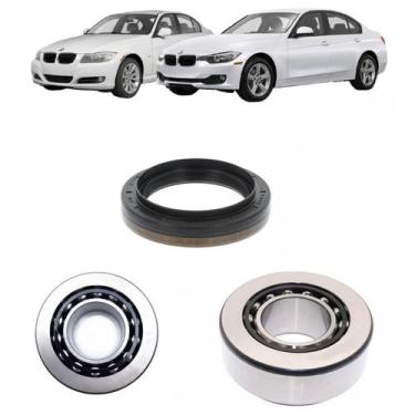 Imagem de Rolamentos e Retentor Pinhão Diferencial BMW 316i 318i 320i 2005 até 2