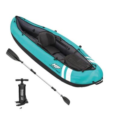 Imagem de Caiaque Inflável Ventura 1 Pessoa + Remo + Bomba De Ar Bestway-Unissex