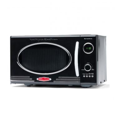 Imagem de Micro ondas de Bancada 25 Litros Multifuncional, 800W, 110v, NOSTALGIA Retro, Preto