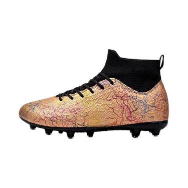 Imagem de Chuteiras De Futebol De Cano Alto TF FG Profissionais Em Várias Cores 