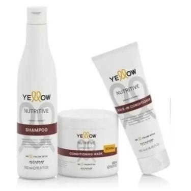 Imagem de Kit Nutritive Shampoo, Condicionador E Máscara - Yellow - Alfaparf