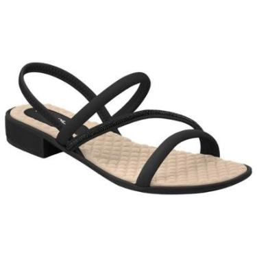 Imagem de Sandália Rasteira Feminina Piccadilly 590022 Salto Baixo-Feminino