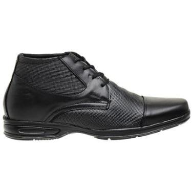 Imagem de Sapato Bota Cano Alto Couro Solado Costurado 5061 Tamanho Especial-Masculino