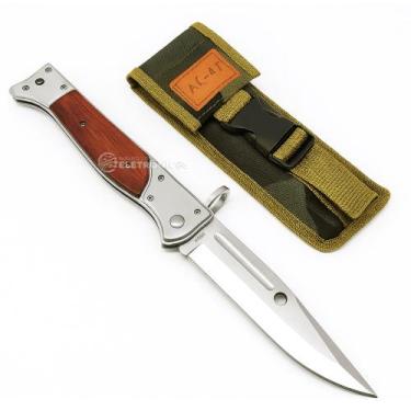 Imagem de Canivete Rústico Dobrável Aço Inox para Coleção e Uso Diário + Capinha