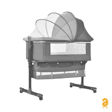 Imagem de Berço Portátil Bebê Acoplado Co-Bed Connect Maxi Baby Cinza