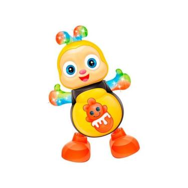 Imagem de Abelha Dançante Brinquedo Infantil Menina e Menino - DM Toys, Amarelo,