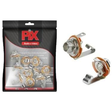 Imagem de Jack J10 Mono Painel Circuito Aberto Conector Fêmea Níquel Metal - Ele