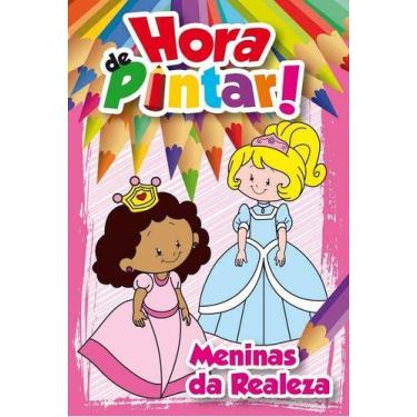 Imagem de Livro para colorir hora de pintar - meninas da realeza - RIDEEL
