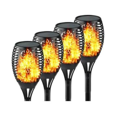 Imagem de Lanterna LED Solar À Prova d'Água Para Jardim, Quintal E Paisagismo Co