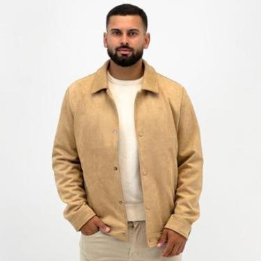 Imagem de Jaqueta Dyordhana em Suede com Botão Masculina-Masculino
