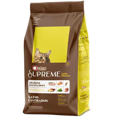 Imagem de Ração Quatree Supreme 10kg Gato castrado Frango/Batata Doce