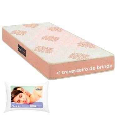 Imagem de Conjunto Colchão Solteiro Inova D33 Com Travesseiro Ortobom