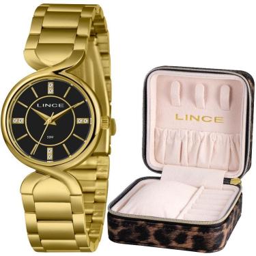 Imagem de Kit Relógio Feminino Lince - LRGH301L30 P1KX
