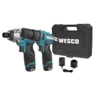 Imagem de Kit Parafusadeira de Impacto 12v WS1007K - Wesco
