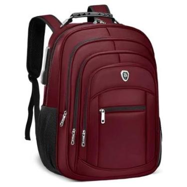 Imagem de Mochila Executiva Impermeável Notebook Faculdade Viagem Passeio Reforçada Anti Furto Casual 25L-Unissex