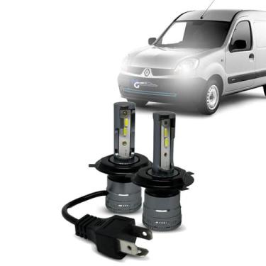 Imagem de Kit Par Super Led Mini Rayx Kangoo 14 à 16 Farol Alto Baixo Milha